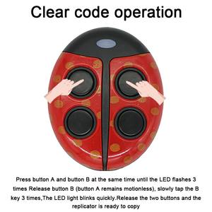 Control Remoto Inalámbrico <span class=keywords><strong>de</strong></span> 433.92/315 MHz <span class=keywords><strong>de</strong></span> Doble Frecuencia, Código Fijo, Código <span class=keywords><strong>de</strong></span> Aprendizaje, Automático, 4 Botones para Alarmas y Electrodomésticos - Product Image 2