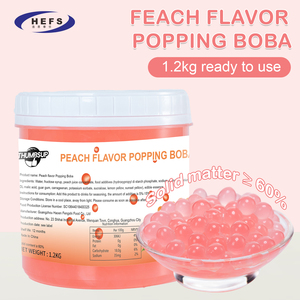 2025 OEM nhiều hương vị mật ong đào nho đường miễn phí thạch bùng nổ nước trái cây bóng bong bóng nhỏ bobas Trà ngọc trai popping BOBA - Product Image 4
