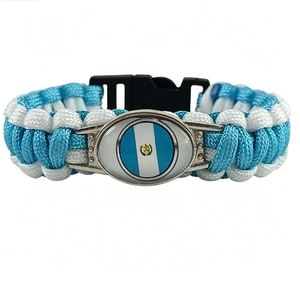 Pulsera de Paracord Personalizada con la Bandera de Costa Rica, Brazalete Trenzado de Supervivencia para Recuerdo de <span class=keywords><strong>Viaje</strong></span> <span class=keywords><strong>a</strong></span> la Playa y Accesorios para Fans - Product Image 5