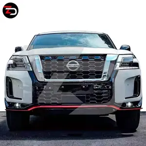 Hot Sale NSMO Style Front Bumper Main Grill Rear Bumper Top Wing Side Step Fender Flares For Patrol Y62 2021 Up