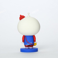 Figurine de jouet de poupée en PVC sur mesure boîte aveugle en vinyle en caoutchouc souple artisanat de mascotte mettant en vedette des personnages congelés de l'animation de dessins animés