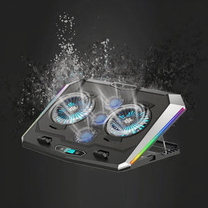 Refroidisseur d'ordinateur portable de jeu USB sans ventilateur de style tendance RGB pour ordinateurs portables de 12 à 17 pouces, en stock - Product Image 3