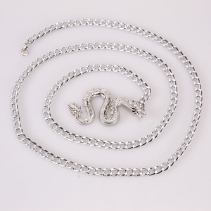 Chaîne de corps Dragon en alliage de zinc, or et argent, unisexe, bijoux de mode décontractés Y1389 - Product Image 4