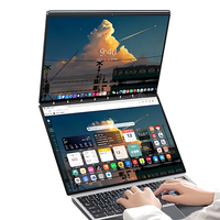 Nuovo Tablet PC 2-in-1 con Logo Personalizzato, Doppio Touchscreen da 14 Pollici, Intel N150 12a Gen, Laptop Aziendale con Corpo in Metallo e Tastiera Inglese