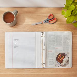 Classeur à 3 anneaux en plastique PVC de haute qualité classeur A4 personnalisable 1 pouce blanc couverture rigide <span class=keywords><strong>4</strong></span>-Pack - Product Image 5