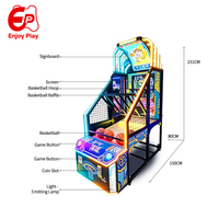 Machine d'arcade de basket-ball pour enfants avec écran HD de 42 pouces, fonctionnement à monnayeur, jeu de tir Super Dunk avec récompense par ticket pour parc d'attractions