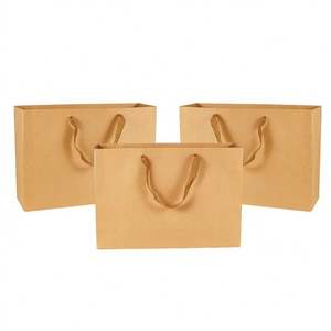 KM Promotional Oem Low Price Shopping Bag Kraft Paper <b>for</b> Retail Grocery Boutique Business Merchandise Party Favor <b>Wedding</b> - Product Image 1