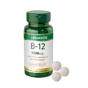 Витаминная добавка LIFEWORTH, таблетка B12 1000 мкг