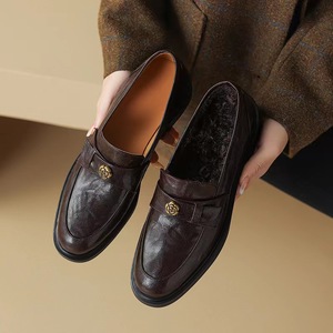 OEM ODM Mocassins tendance en cuir véritable pour femmes fabriqués à la main personnalisés chaussures <span class=keywords><strong>bateau</strong></span> à enfiler chaussures habillées de bureau usine - Product Image 2