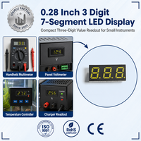 Module d'affichage LED professionnel à 7 segments, 3 chiffres, 0,28 pouce, conçu pour les unités d'affichage du tableau de bord des scooters électriques