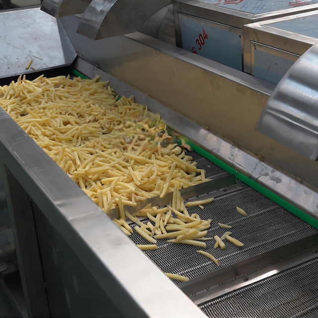 Semi Automatic Frozen French Fries Potato Chips Line Food Grade 304 Stainless Steel Industrial Use Vegetables Processing