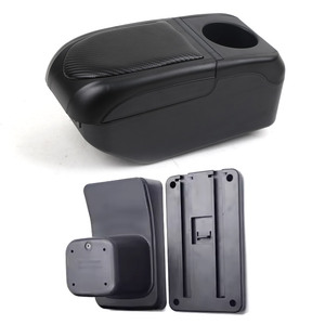Vtear elegante ABS para Suzuki <span class=keywords><strong>Baleno</strong></span> 2015-2020 caja de reposabrazos de coche de cuero portavasos USB frontal con accesorio Interior - Product Image 1