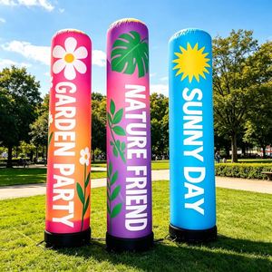 Pilar Inflable LED con Base Ligera e Impermeable, Impresión por Sublimación con Logotipo Personalizado, Decoración para Interiores y Exteriores - Product Image 1