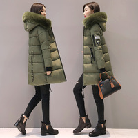 PASUXI 2026 Parkas Hiver Femme Manteaux Longs Décontractés Coton Capuche Chauds Vêtements d'Extérieur