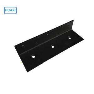 Support d'angle de salle de bain Huaxi 15x5mm, connecteur métallique estampé épaissi de 3mm, support d'angle droit noir, quincaillerie - Product Image 1