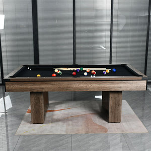 Chất Lượng Cao 8ft Hình Chữ U Chân Hạt Gỗ Bàn Bida 96 Inch <span class=keywords><strong>Snooker</strong></span> Bảng Cho Nhà Sử Dụng Trong Nhà Hồ Bơi Trò Chơi Bảng TP-9631 - Product Image 3