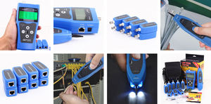 NF-388 đỏ lan RJ45 RJ11 BNC dây lỗi Tester - Product Image 5