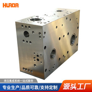 Bloc de soupapes hydrauliques Huada C45, type injection, passage d'huile intégré pour machine de moulage sous pression - Product Image 4