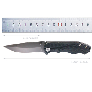 Proveedor de Taiwán Ti Coated 3Cr13 Steel EDC cuchillos bolsillo plegable 180 con mango G10 para actividades al aire libre - Product Image 5