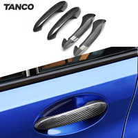 Kit de conversion de poignées de porte en fibre de carbone sèche à coller pour BMW Série G G20 G22 G23 G30 G32 G11 G42 G08 G02 G05 G06 Pièces automobiles
