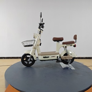 มอเตอร์ไซค์ไฟฟ้าแบบสองล้อ รุ่นยอดนิยมขายส่ง พร้อมฟังก์ชั่นปั่นด้วยมือ กำลังมอเตอร์ 350 วัตต์ สกู๊ตเตอร์ไฟฟ้า จักรยานไฟฟ้า - Product Image 4