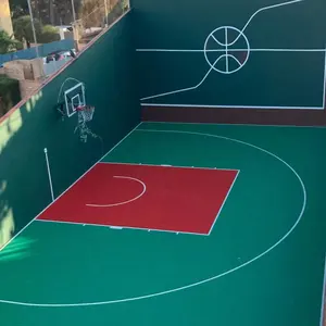 Enlio Flooring Anti-skidding FIBA 3X3 Outdoor Basketball SES Floor Sports Courts Tiles