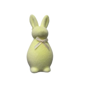 DAMAI Luxury Easter Bunny Party Supplies Flocked Rabbit Tabletop Centerpiece Spring Home Office <b>Table</b> <b>Birthday</b> Decoration - Product Image 4