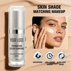 Fond de Teint Liquide Correcteur SPF30 Waterproof Longue Tenue 3 Couleurs Personnalisable Éclaircissant et Adaptatif pour Peaux Claires/Moyennes - Product Image 2