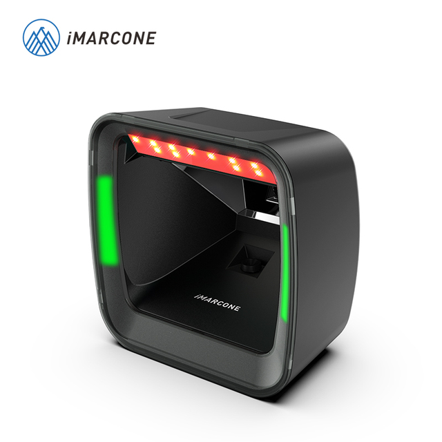 2D Omnidirectional Barcode Scanner USB COM Interface 3-30CM Range Supermarket Use in Stock