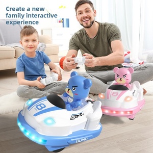 Coche de Choque Eléctrico, Nuevo Juguete para Niños, Doble, Multijugador, Interactivo, Kart de Carreras, Derrape, Plástico, Interior - Product Image 4