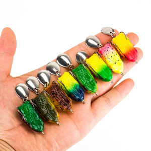 Feng Lei grenouille nouveau modèle grenouille 3cm/4.3g grand <span class=keywords><strong>16</strong></span> couleurs grenouille douce coulée lointaine pour bar noir transfrontalier - Product Image 6