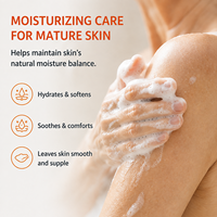 Gel Douche Persimmon Denim 500ml Désodorisant Anti-Odeurs Nettoyage Doux en Profondeur Hydratant Soin pour Seniors