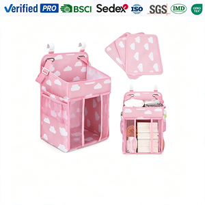 Organizador de Fraldas Portátil de Poliéster com Grande Capacidade para Bebês, Pronto para Envio por Atacado - Product Image 1