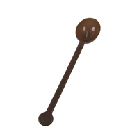 Cuillère à café en plastique, tasse à café avec cuillère, outil de cuisine, cuillère doseuse réutilisable