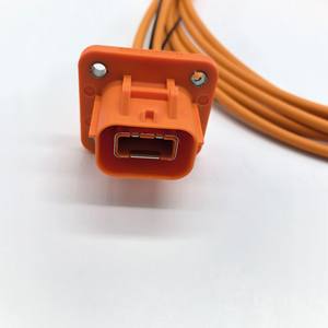 Система электромобиля 2pin 6 мм Пластиковый Прямоугольный штекер локтевой разъем <span class=keywords><strong>Ip67</strong></span> PHEV разъем 100A - Product Image 5