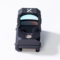 Karrina Optic Reflex Red Dot Laser Sight, 12 niveaux de luminosité, boîtier en alliage d'aluminium, compatible avec les supports de 20 mm/21 mm, accessoires de chasse