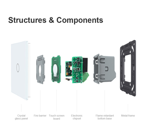 Livolo Interrupteur intelligent ultra-régulateur de luminosité de haute qualité, type 86 UK EU, 1 gang 2 voies, design de <span class=keywords><strong>luxe</strong></span> pour maison intelligente, luminosité réglable - Product Image 5