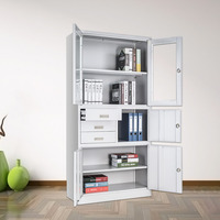 Armoire de rangement de bureau moderne en métal, 3 tiroirs, pour atelier, hôpital, école