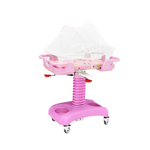 Adjustable Height Baby <strong>Crib</strong> with Transparent ABS Bassinet Neonatal ICU <strong>Crib</strong> with Trendelenburg Positioning - Product Image 3