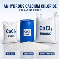 Chlorure de calcium anhydre en poudre, haute pureté, qualité industrielle, produit chimique