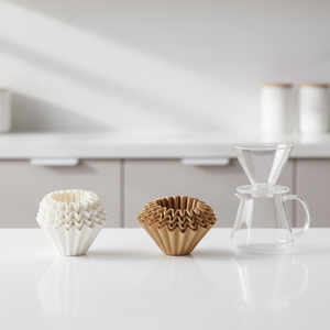 Filtre à <span class=keywords><strong>café</strong></span> en pâte de bois 100% naturelle, compatible avec la plupart des cafetières, jetable et écologique, qualité alimentaire - Product Image 2