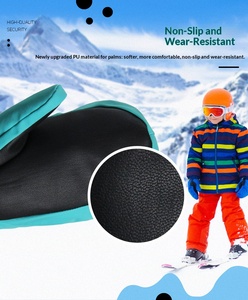 Guantes de Esquí Personalizados MOON SGC-W30 2026, Nuevos Guantes de Esquí Impermeables de Invierno con Forro Polar, Diseño Antideslizante para Niños, para Esquí de Descenso al Aire Libre - Product Image 4