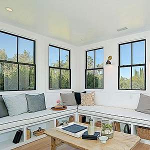 Fenêtre coulissante moderne ALUFRONT Aumegi en alliage d'aluminium à double battant pour villa - Product Image 5