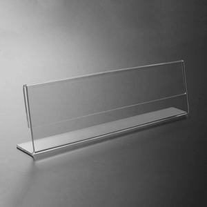 Soporte <span class=keywords><strong>de</strong></span> letrero <span class=keywords><strong>de</strong></span> escritorio acrílico personalizado <span class=keywords><strong>de</strong></span> 2x8 pulgadas Placa <span class=keywords><strong>de</strong></span> nombre para exhibición <span class=keywords><strong>de</strong></span> mesa - Product Image 4