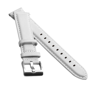 売れ筋ホワイトナイロン + レザー帆布時計ストラップナイロン時計バンド18mm/20mm/ 22mmハイブリッドストラップCONKLYから - Product Image 4