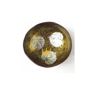 Cuencos de Coco Lacados Hechos a Mano Ecológicos, Cuencos Naturales Sostenibles para Servir Bocadillos, Dulces y Decoración de Interiores - Product Image 6