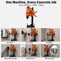 Machine de forage à carottage diamanté pour béton, 220V 50Hz, à crémaillère, pour ouverture de murs