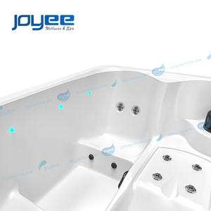 JOYEE Vente en gros Bain à remous extérieur en acrylique <span class=keywords><strong>Spa</strong></span> 3 <span class=keywords><strong>places</strong></span> Whirlpool pour hôtel familial Relaxation Direct Fabricant <span class=keywords><strong>Prix</strong></span> bon marché - Product Image 6