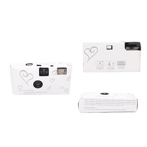 Cheap One Time Use <b>Camera</b> White Cover 35mm Vintage Mini Disposable <b>Camera</b> with Film for Wedding Guest - Product Image 4