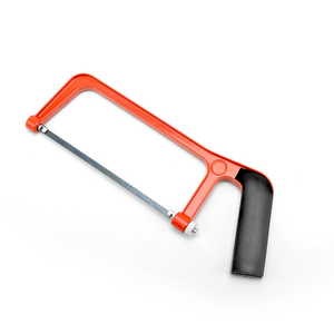 <span class=keywords><strong>Scie</strong></span> à main industrielle de 6 pouces, 6 TPI, avec cadre en acier au carbone et lame fixe, poignée en plastique, outil manuel pour le bois, coupe de 1 mm - Product Image 1